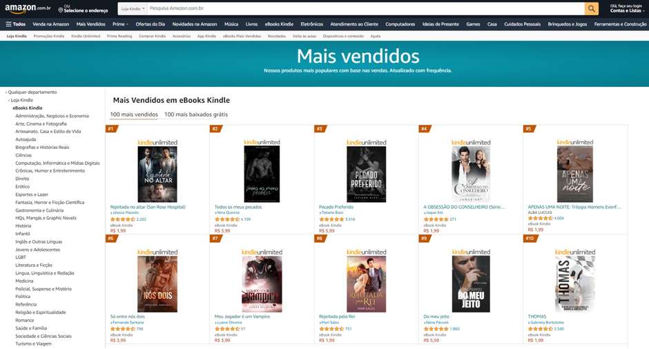 Onde comprar o ebook mais barato