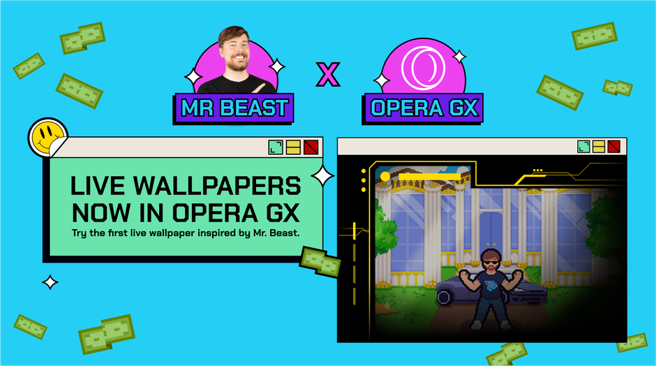 Opera GX permite que os usuários definam um jogo como background do Windows