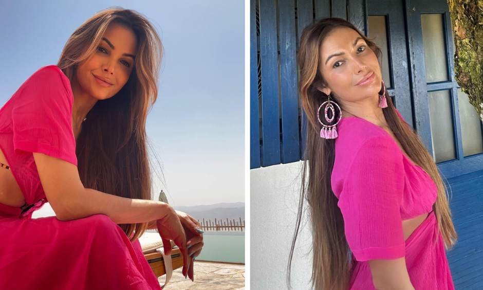 Barbie? Patricia Poeta e Tici compõem looks adultos com rosa