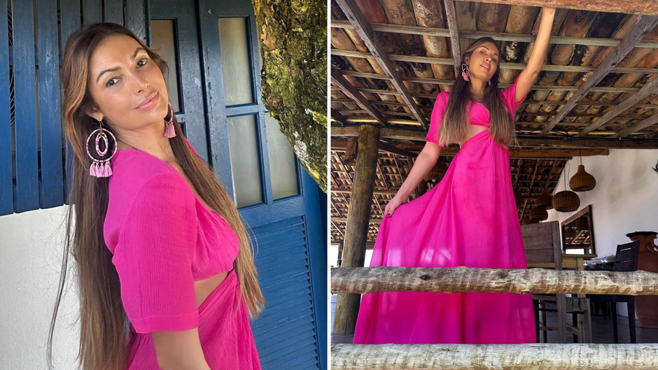 Barbie? Patricia Poeta e Tici compõem looks adultos com rosa