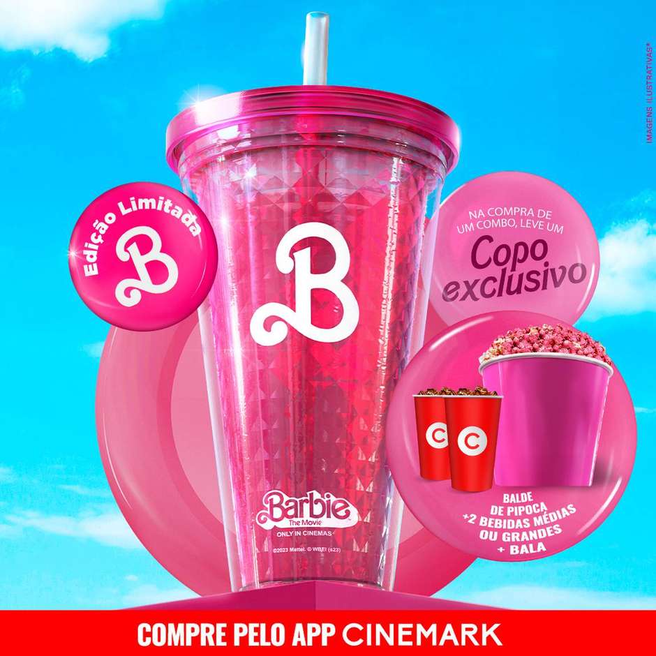 Cinemark: conhea o combo especial do filme Barbie e veja quanto custa