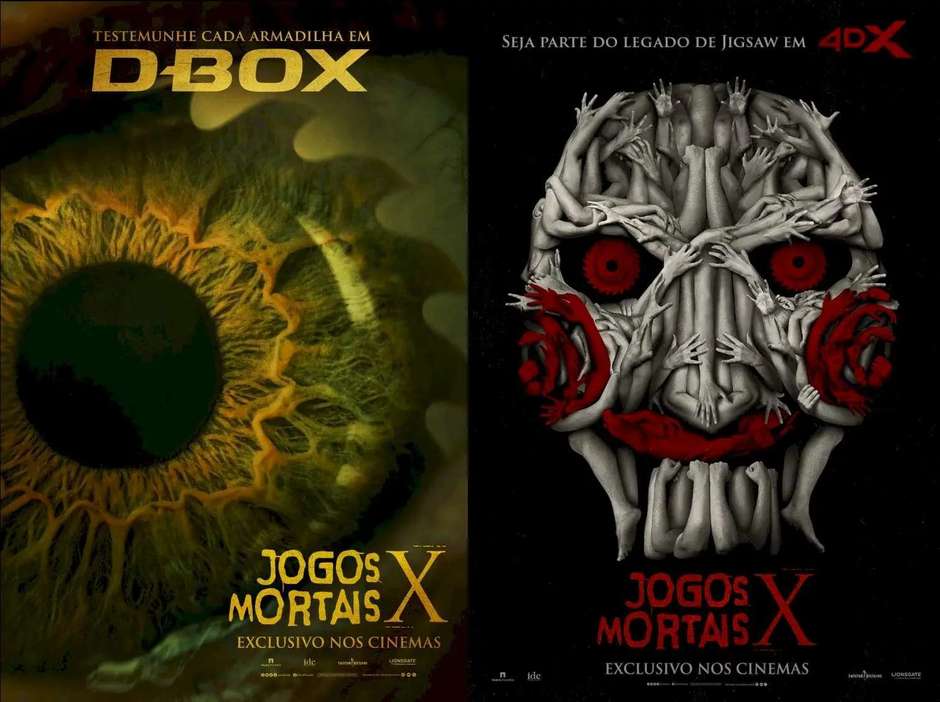 Filme 'Jogos Mortais X' lança cartazes oficiais. Confira