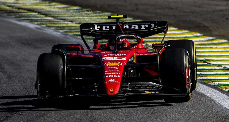 Ferrari Sf23 Fórmula 1 Carlos Sainz Número 55 2023 F1 Campeonato