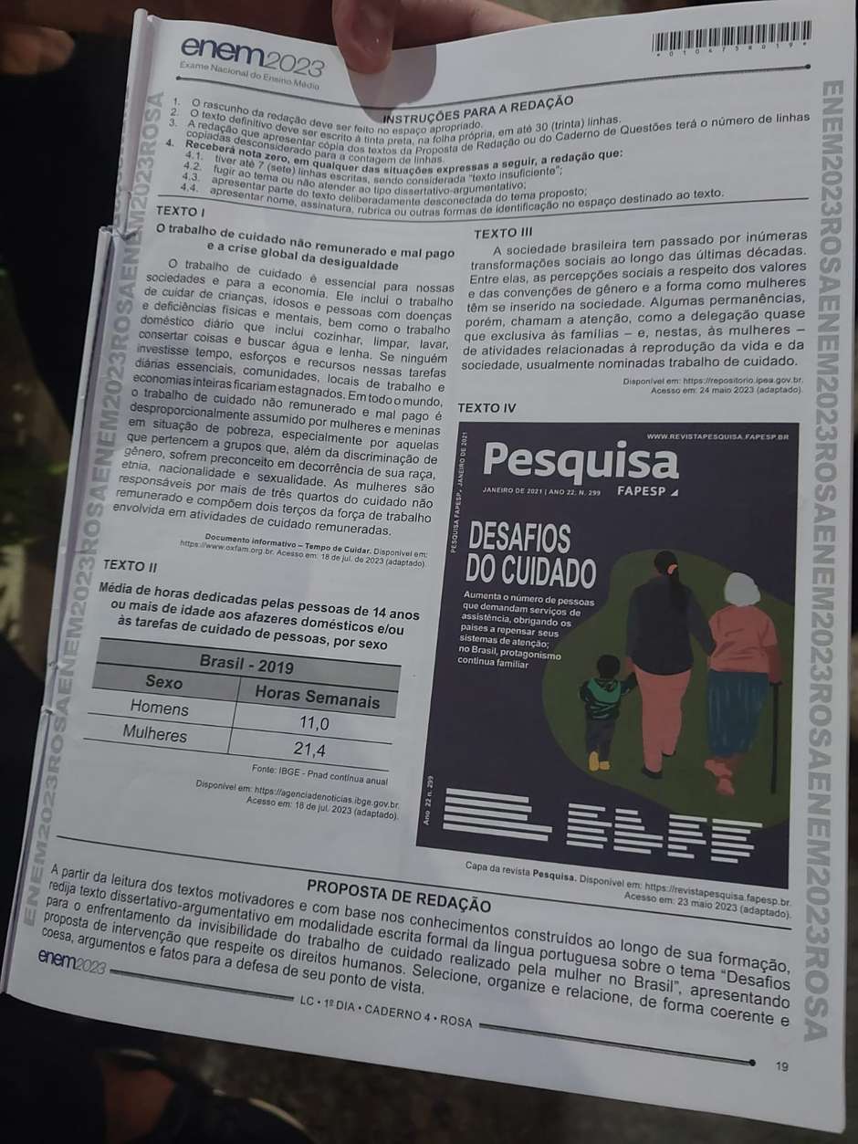 Inep aciona PF por suposto vazamento da prova de redação do Enem