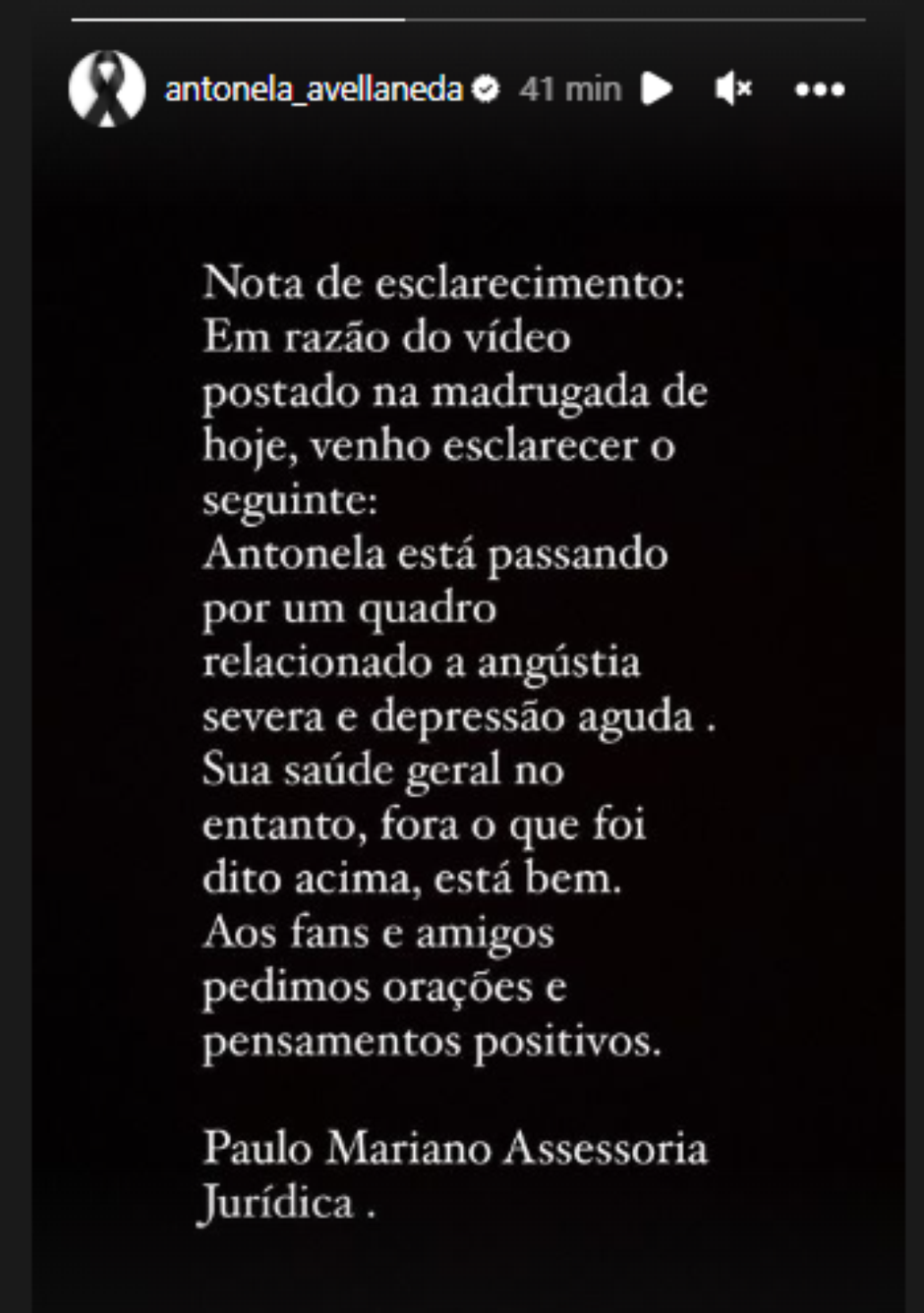 Ex-BBB aparece chorando e posta símbolos de luto; assessoria fala em  depressão