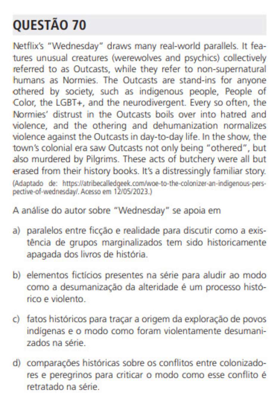 Quiz: você gosta mesmo de Wandinha?