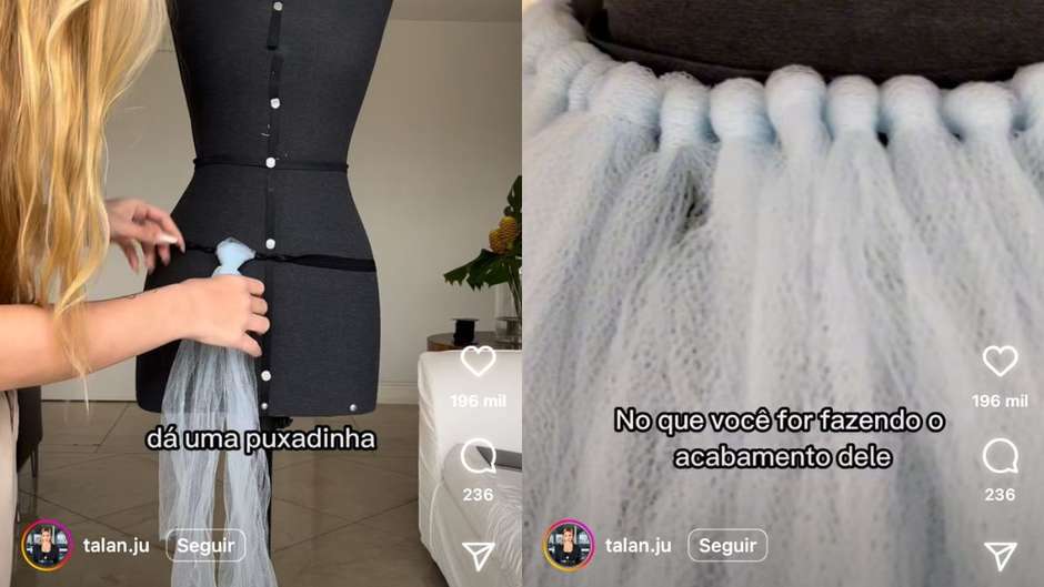 Saia de hot sale tule de nozinho