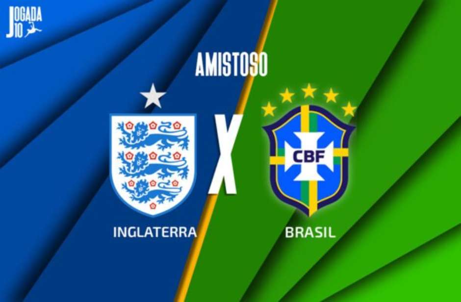 Inglaterra x Brasil: onde assistir, horários e escalações do