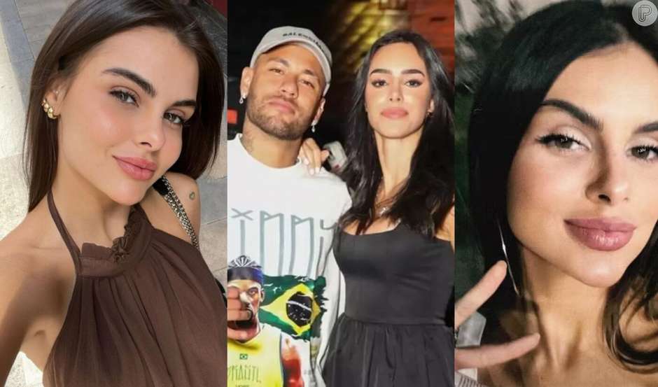 Separadas por uma banda pop: essa coincidência entre Bruna Biancardi e  Amanda Kimberlly, mães das filhas de Neymar, vai te surpreender