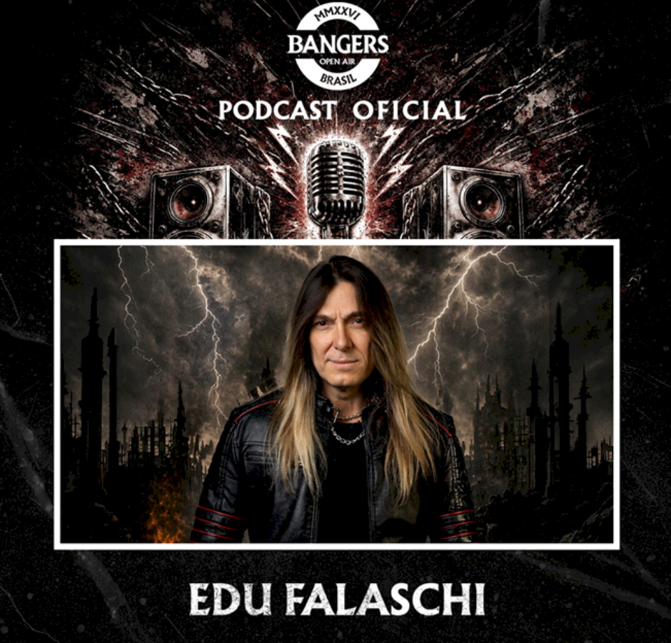 Edu Falaschi fala sobre os bastidores do Angra no Bangers Open Air