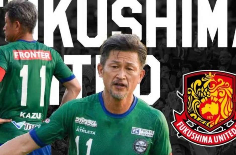 Aos 59 anos, Kazu Miura renova contrato e jogará a 42ª temporada
