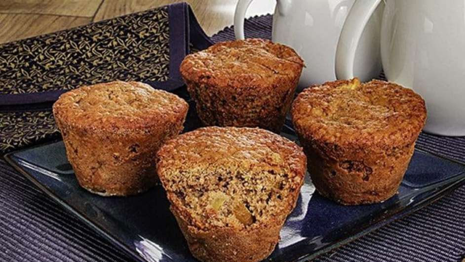 Guia da Cozinha - Bolinho de maçã com aveia e canela  Foto: Guia da Cozinha