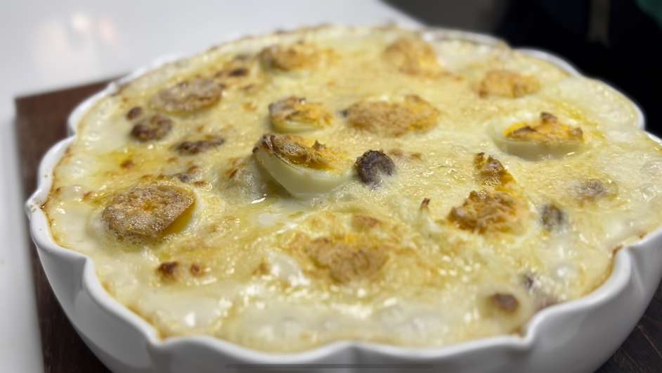 Essa receita de batata portuguesa agrada todo mundo!   Foto: Giu Giunti - O Melhor Prato