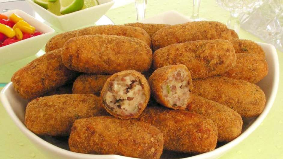 Guia da Cozinha - Croquete de carne moída tradicional  Foto: Guia da Cozinha