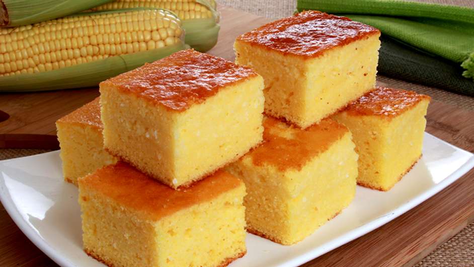 Receita de bolo de fubá simples