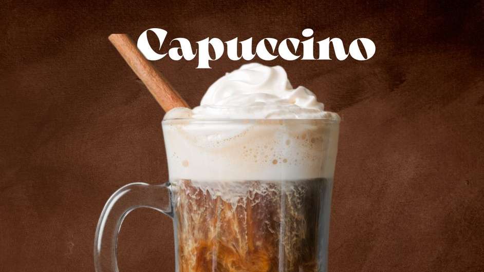 Capuccino, servido com chantilly, passa até como sobremesa  Foto: Bake and Cake Gourmet