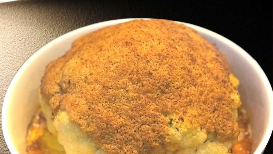 Couve-Flor Gratinada, ou "au gratin", assada com um crumble salgado  Foto: Bake and Cake Gourmet