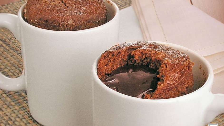 Petit gâteau de caneca  Foto: Guia da Cozinha