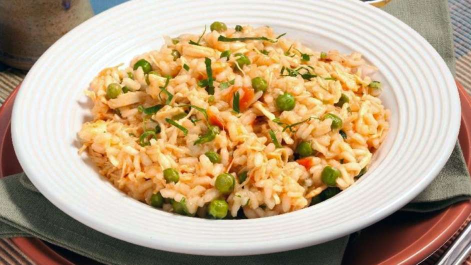 Risoto de frango  Foto: Guia da Cozinha