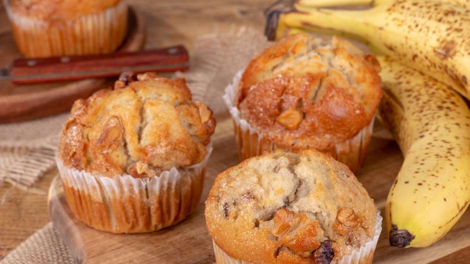 Você já provou muffin de banana?  Foto: Guia da Cozinha