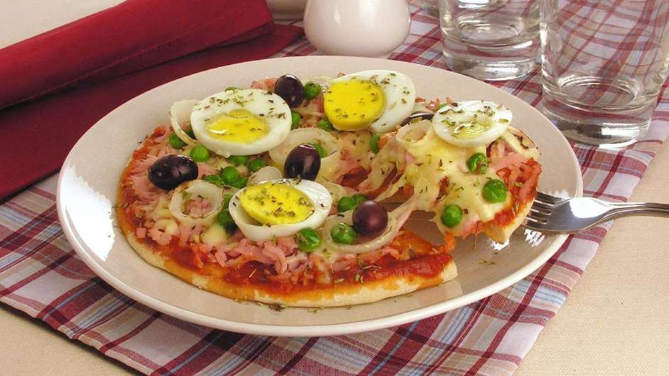 Pizza prática de frigideira  Foto: Guia da Cozinha