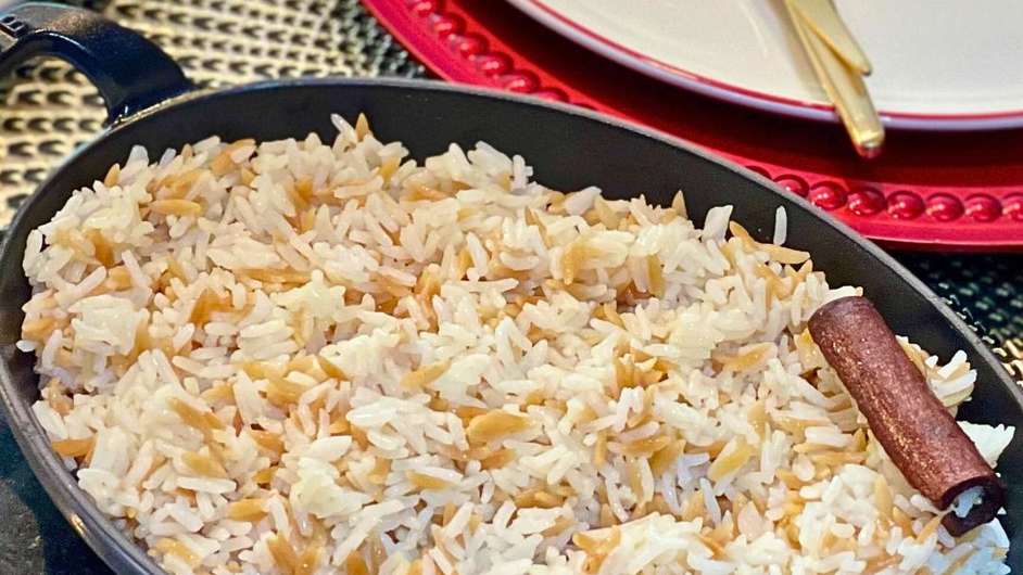  Arroz sirio, pronto rapidinho, na pressão.  Foto: Bake and Cake Gourmet