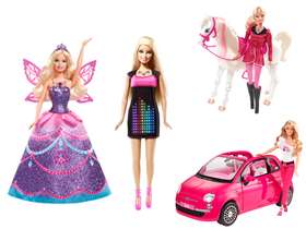 Com vestido de Led ou de princesa, Barbie conquista meninas