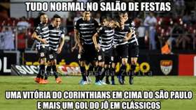 Confira os melhores memes da vitória do Corinthians sobre o São