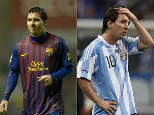 Lionel Messi, estrella indiscutible del Barcelona y figura naciente de la selección argentina.