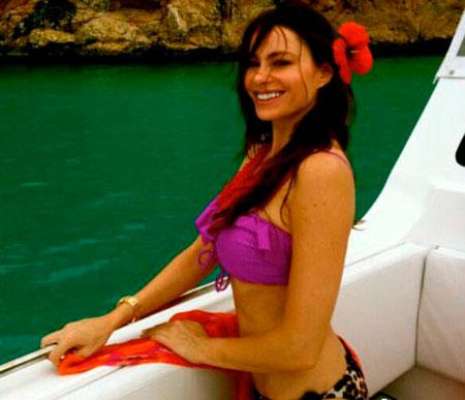 Sofía Vergara compartió en su perfil de Whosay las fotos de sus vacaciones en el Caribe