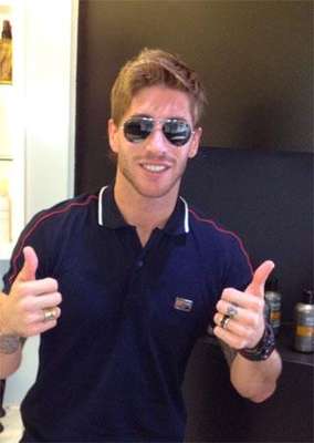 Sergio Ramos ha presentado su nuevo 'look' a través de Twitter. / Foto: Twitter