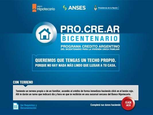 El primer paso se deberá dar a través del portal de la Anses, donde se habilitó un aplicativo para iniciar el trámite. Para completar la gestión, habrá que recurrir a la sucursal del Hipotecario más cercana a su domicilio.