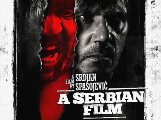 'A Serbian Film'. (Una película Serbia) Dirigida por Srdjan Spasojevic en 2010. Prohibida en España, Noruega y Brasil, la cinta es sin duda una de las películas más controvertidas de todos los tiempos. Contiene escenas de violación de menores, incesto y asesinato. Cuenta la historia de un actor porno retirado que decide hacer su última cinta, pero no sabe que termina involucrado en uno de los géneros más fuertes snuff y pedofilia. Sin embargo, ganó premio a Mejor película en Montreal, el premio de Oro a la mejor película europea y en el Festival de Serbia tuvo premio al mejor guión.
