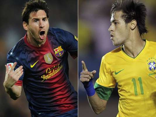 Los delanteros Lionel Messi y Neymar son los mayores goleadores en competiciones internacionales en 2012 , sumando juegos de clubes y selecciones, de acuerdo con la Federación Internacional de Historia y Estadística del Fútbol (IFFHS); vea la lista completa