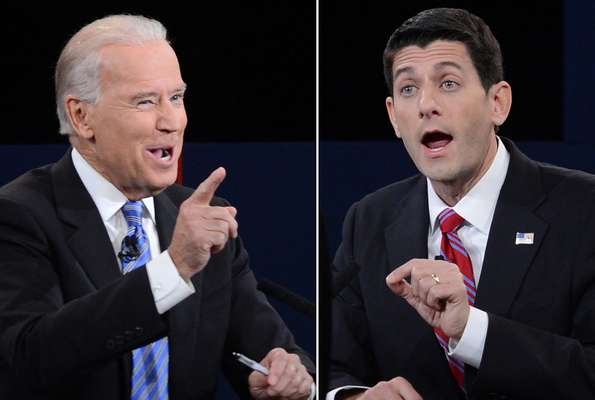 Con un debate presidencial que dejó a Mitt Romney mejor parado que al presidente Barack Obama, el debate vicepresidencial entre Joe Biden y Paul Ryan cobra más importancia, no sólo por lo que ambos pueden hacer por sus campañas, sino por los agudos y polémicos comentarios con los que Biden suele salir en sus apariciones en público. En esta ocasión, el vicepresidente fue irreverente y se la pasó todo el debate haciendo caras y riéndose descaradamente.