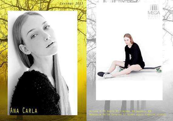 Ana Carla, de 18 anos, é de Nova Trento, Santa Catarina. É agenciada pela Mega Model