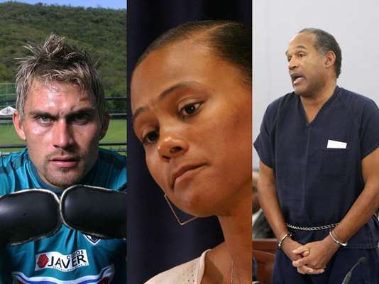 There have been many athletes who have had problems with the law and have spent days, months and even years in jail for various reasons, whether for domestic violence, homicide, illegal bets, kidnapping, possession of drugs and arms.