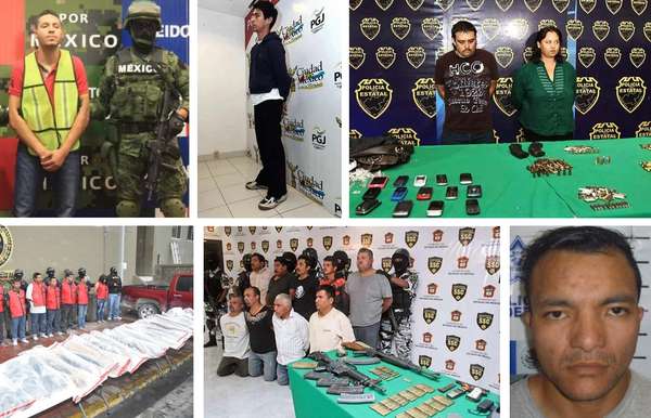 Recuerda con Terra a los delincuentes que capturaron y presentaron las agencias de gobierno en México, en lo que va del mes de noviembre del 2012.