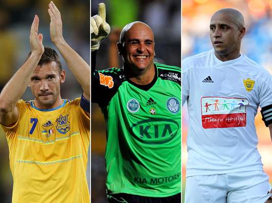 O ano de 2012 vai deixar saudades no futebol, pois diversos astros do esporte se aposentaram. Entre os brasileiros houve a despedida de Marcos, Roberto Carlos e Ricardinho, por exemplo. Já entre os estrangeiros vários atacantes pararam de jogar, como Shevchenko, Inzaghi, Crespo e Van Nistelrooy. Relembre a seguir todos que pararam de jogar neste ano