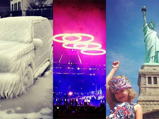 O Instagram reuniu dez eventos que geraram grande número de postagens em 2012 para representar a retrospectiva do ano na rede social de fotos com filtros. Confira as imagens em destaque, que vão da independência americana à jornada para Meca, passando pelo frio na Europa e pelos Jogos Olímpicos