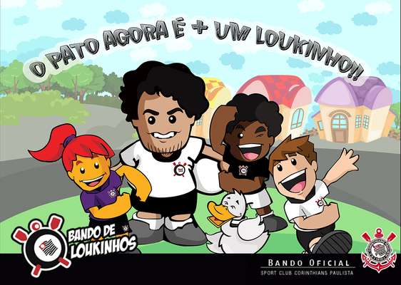 Desde que foram criados em 2010, o Bando de Loukinhos já transformou em desenho Anderson Silva, Ronaldo, o time bicampeão do mundo e até o vocalista do U2, Bono Vox. Os cartoons foram criados pela BB Editora, que agora também fez o boneco de Alexandre Pato, novo reforço do Corinthians para a temporada