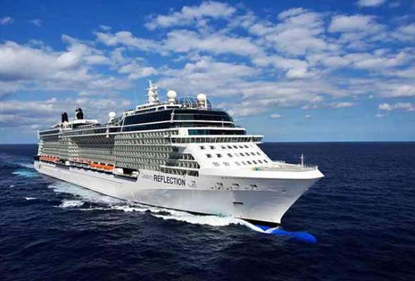 El Celebrity Reflection, con capacidad para 3 mil 30 pasajeros, es el último barco de la flota de 11 navíos de Celebrity Cruises y el quinto barco de la lujosa Clase Solstice.
