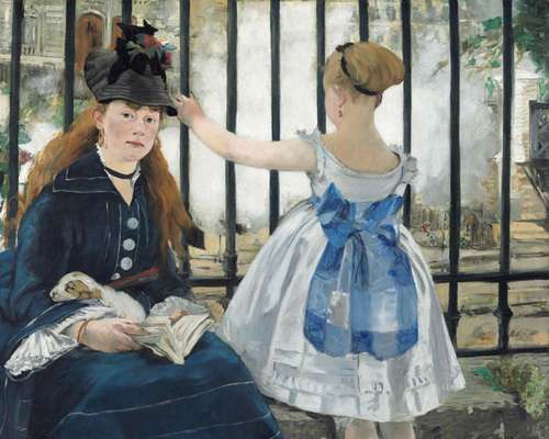 A Royal Academy of Arts apresenta a primeira grande exposição na Grã-Bretanha dos retratos do artista francês Edouard Manet. Entre eles, está 'A Ferrovia', de 1873, mostrado acima