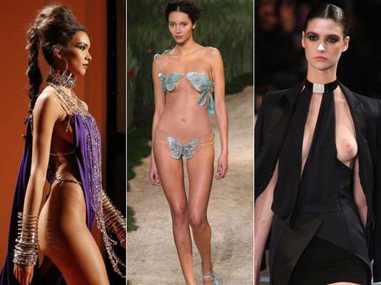 A semana de moda de alta-costura de Paris terminou nesta quinta-feira (24) chamando a atenção do mundo inteiro com seus vestidos luxuosos, ousados e muitas vezes exagerados. Confira, a seguir, looks repletos de inovação, mas que provavelmente não sairão das passarelas para as ruas