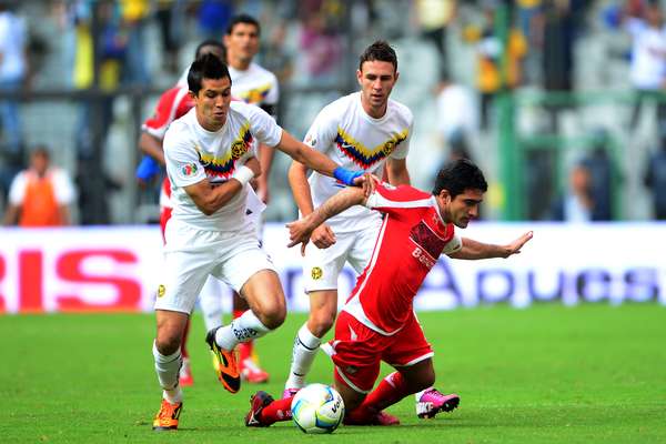 América recibió al Toluca en el Azteca, en actividad de la Jornada 7 del Clausura 2013.
