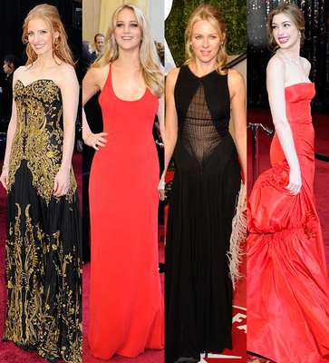 Jessica Chastain, Jennifer Lawrence, Naomi Watts o Anne Hatthaway. Con los nervios a flor de piel por saber si se llevan o no la dorada estatuilla, estos días se realizan las últimas pruebas para deslumbrar sobre la alfombra roja. ¿Qué firma se encargará de vestirlas? Estas son nuestras apuestas.