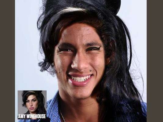 Perfil "Um novo look pro Neymar", criado por internautas que acompanham o craque, recorreu a uma alternativa bem-humorada para brincar com as mudanças de visual do atacante santista. Com direito até à cantora Amy Winehouse, veja as sugestões da página:
