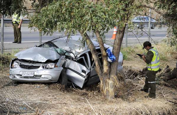 Tres personas murieron luego que un vehículo que iba en dirección a Santiago los atropellara en el kilómetro 40 de la Ruta 68, a la altura de Curacaví. Por causas que se investigan, el conductor del automóvil traspasó el eje de la calzada, arrollando a un grupo de personas que se encontraban en la berma.