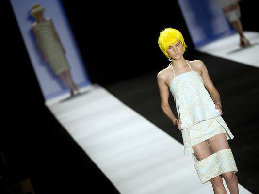 Fernanda Yamamoto apresentou sua coleção de verão 2014 durante o SPFW, nesta quarta-feira (20)