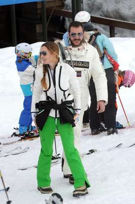 Blanca Cuesta y Borja Thyssen están pasando estos días de Semana Santa en la estación de esquí de Baqueira Beret, donde también se encuentran la infanta Cristina y la infanta Elena con sus hijos.